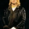 Kurt-Cobain-Black-Leather-Coat-For-Sale