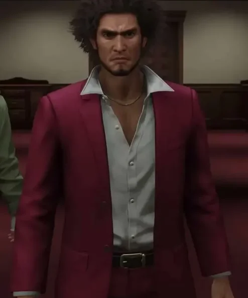 Like a Dragon Infinite Wealth Ichiban Kasuga Maroon Suit For Sale