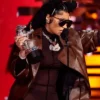 MTV Video Music Awards Nicki Minaj Leather Coat