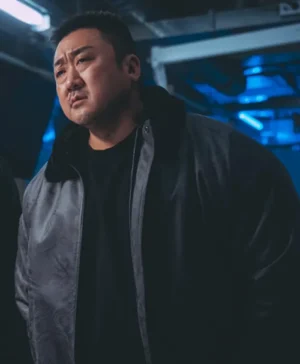 Ma Dong-seok The Roundup Punishment 2024 Leather Jacket