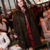 Maude-Apatow-Brown-Fur-Coat