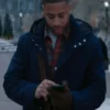 Meet Me Next Christmas Devale Ellis Blue Jacket