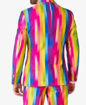 Mens-2-Piece-Rainbow-Glaze-Trendy-Suit-Sale