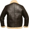 Mens-Brown-B3-RAF-Aviator-Bomber-Leather-Jacket