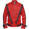 Shop Now Michael Jackson Thriller Red Leather Jacket for Sale