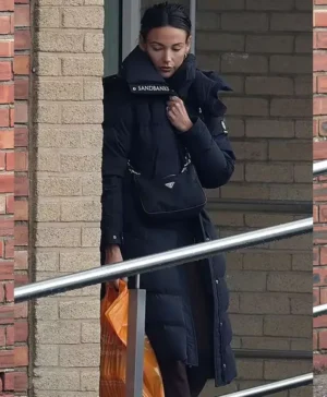 Michelle Keegan Cheshire Street Puffer Coat Front