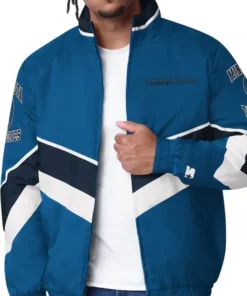 Minnesota Timberwolves Captain Blue Satin Jacket
