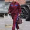 Molly Mae Red Fleece Tracksuit