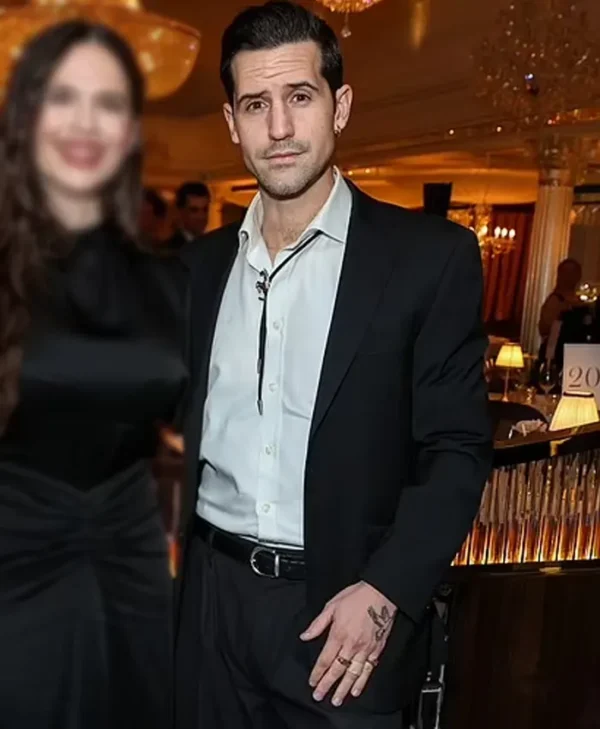 Ned Wolfgang Kelly Harrods event Black Blazer Front