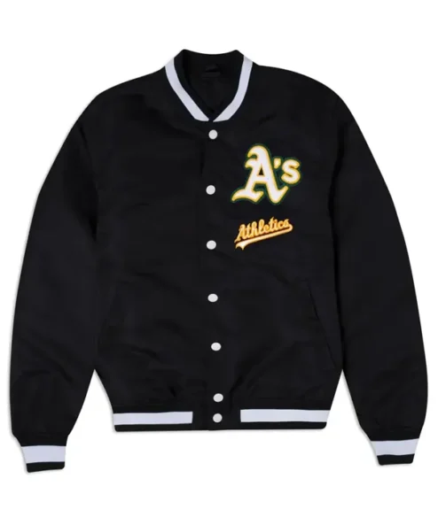 Oakland Athletics Logo Select Black Jacket