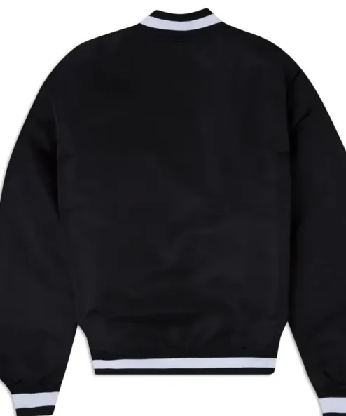 Oakland Athletics Logo Select Black Jacket Back