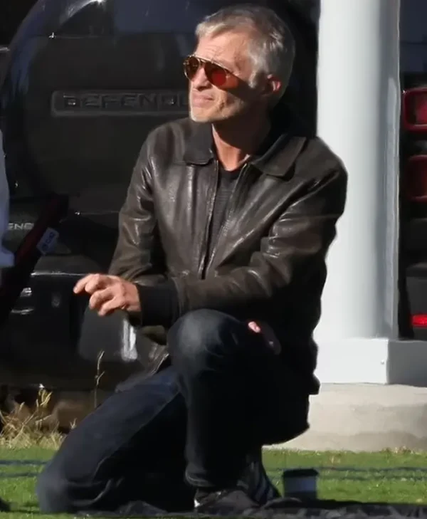 Olivier Martinez Football Game Leather Jacket