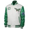 Shop Now Cream Philadelphia Eagles Retro Varsity Jacket