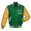 Oregon Ducks Green and Yellow Varsity Jacket For Sale