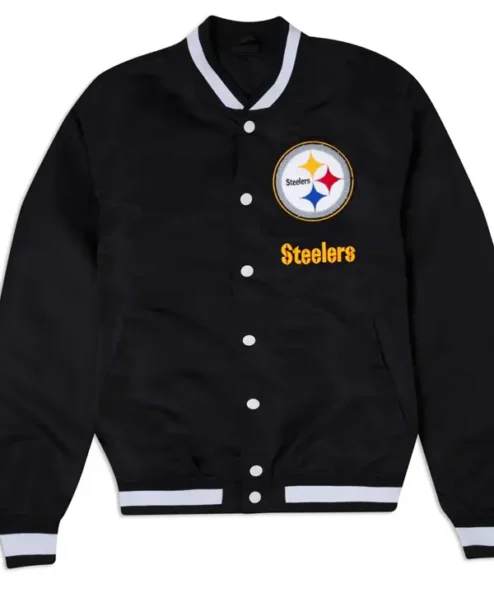 Pittsburgh Steelers Logo Select Black Jacket