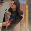 Selena Gomez Only Murders In The Building S04 Two Tone Coat