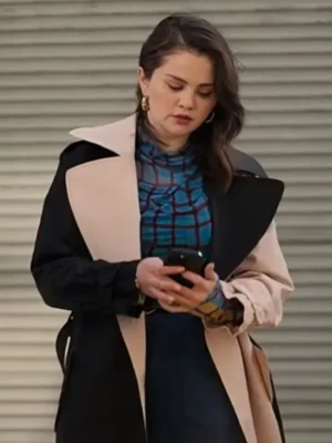 Selena Gomez Only Murders In The Building S04 Two Tone Coat For Sale