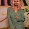 Sharon Johal Wicked Premiere Green Suit Front
