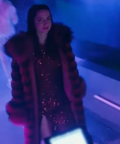 John Wick Ballerina 2025 Ana de Armas Fur Puffer Coat