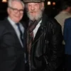 Sir Ian McKellen Theatre Party Leather Jacket Side