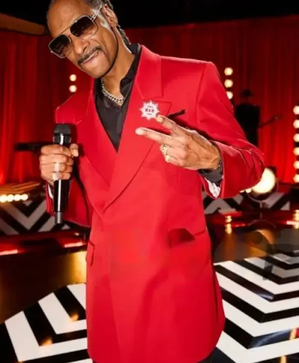 Snoop Dogg The Voice S26 Red Blazer