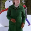 Snowy with a Chance of Christmas Andrea Brooks Green Coat