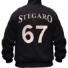 Stegaro Black Bomber Jacket