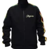 Stegaro Black Zipper Tracksuit