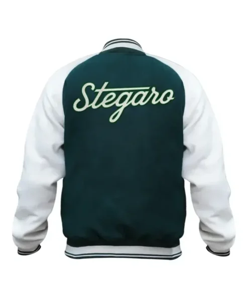 Stegaro Green Varsity Jacket