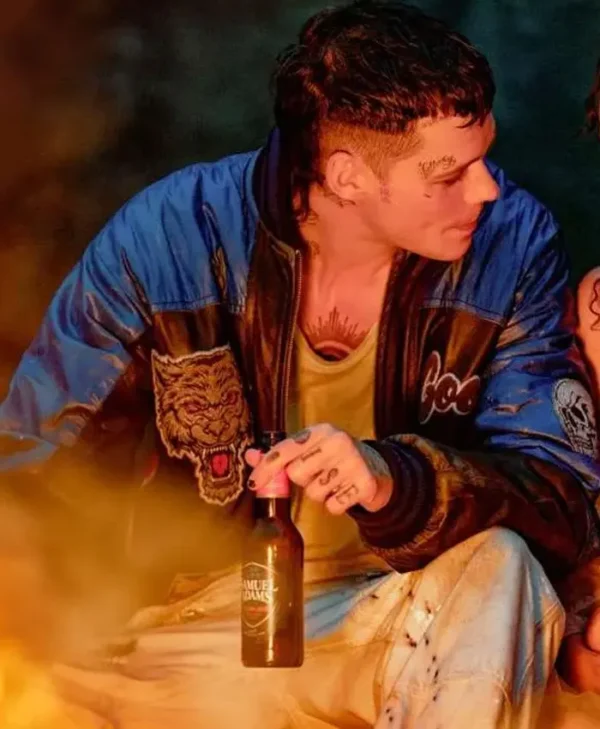 The Crow Bill Skarsgård Blue Bomber Jacket