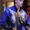 The Crow Bill Skarsgård Blue Bomber Jacket For Sale
