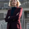 The Diplomat Grace Penn Maroon Blazer For Sale