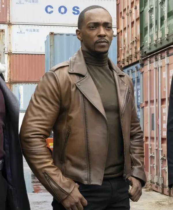 The Falcon and the Winter Soldier Anthony Mackie Leather Jacket