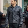 The Falcon and the Winter Soldier Sebastian Stan Black Leather Jacket