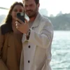 The Family Aslan Soykan White Trench Coat For Sale