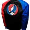 The Grateful Dead Power Black Satin Jacket Back