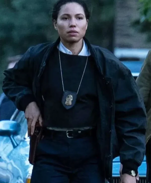 The Order 2024 Jurnee Smollett Black Cotton Jacket
