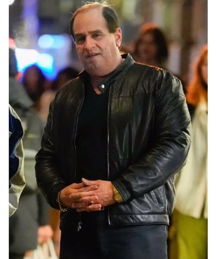 The Penguin Oz Cobb Black Leather Jacket