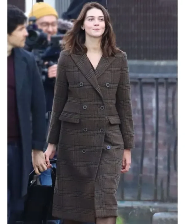 The Room Next Door Ingrid Plaid Coat