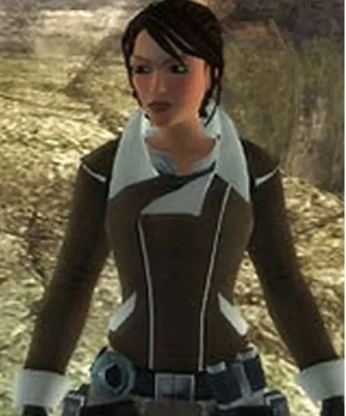 Tomb Raider Legend Lara Croft Shearling Jacket