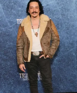 True Detective Miguel Gilb Leather Shearling Jacket