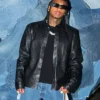 Tyga-and-Alexander-Edwards-Leather-Jacket