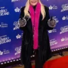 Vanessa Feltz Long Black Fur Coat