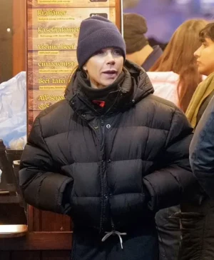 Victoria Beckham Winter Wonderland Black Puffer Jacket