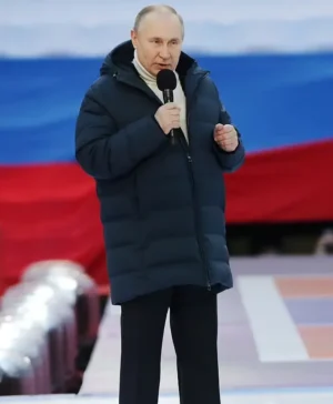 Vladimir Putin Pro War Rally Puffer Jacket