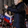 Vladimir Putin Pro War Rally Puffer Jacket Side