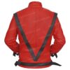 Michael Jackson Thriller Leather Jacket in Red