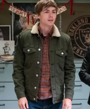 13 Reasons Why Alex Standall Green Denim Jacket
