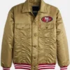 49ers Starter Willy Adames Gold Jacket For Sale
