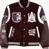 Alabama A&M University Motto 3.0 Maroon Varsity Jacket